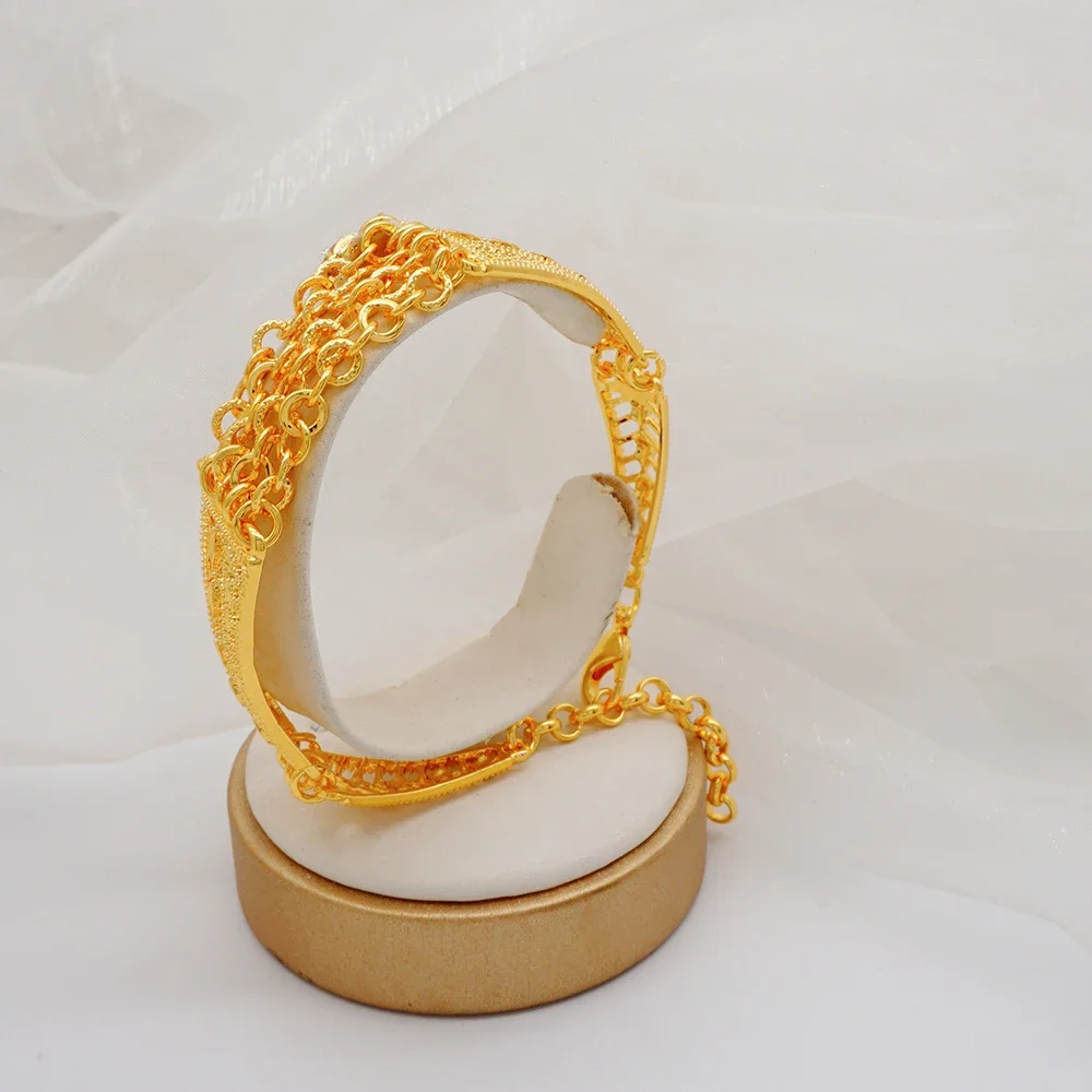 Sd64fcdcd7ef94eb7b7940f688a6c2a22Q Middle East Golden Long Necklace with Tassel Jewelry Set for Women Tassel Earrings for Bridal Set Party Gift Mallzona