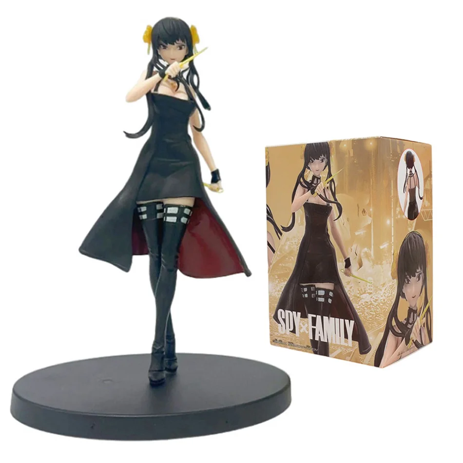 Anime SPY×FAMILY Kawai Anya Forger Yor Forger Anime Action Stehende PVC Action-figuren Modell Anime Cartoon Modell Spielzeug Geschenk – Detail 2