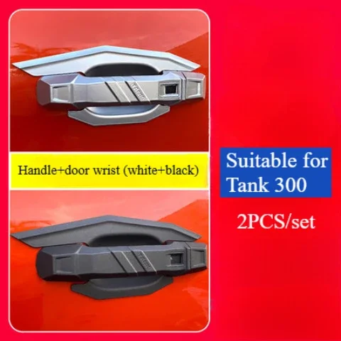 silver black 2pcs