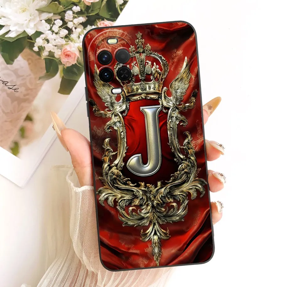 Huawei Nova 15 Case - Simple Crown Letters Soft Liquid Silicone Cover