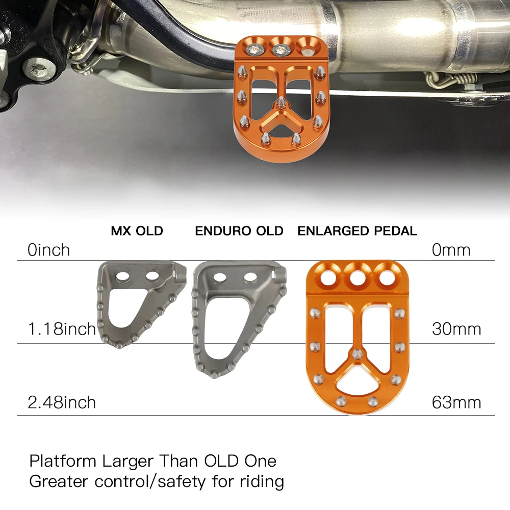 (EU-Lager) Hintere Fußbremshebel-Verlängerung für KTM 690 Enduro R SMC R 790 890 Adventure/R 1050 1090 1190 Adventure R 1290 SAS – Detail 13