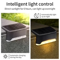 Intelligent light Sensing Step Light Solar Deck Light Path Staircase Lights Outdoor Led Solar Lamp Park Path Corridor Lamp Decor 2