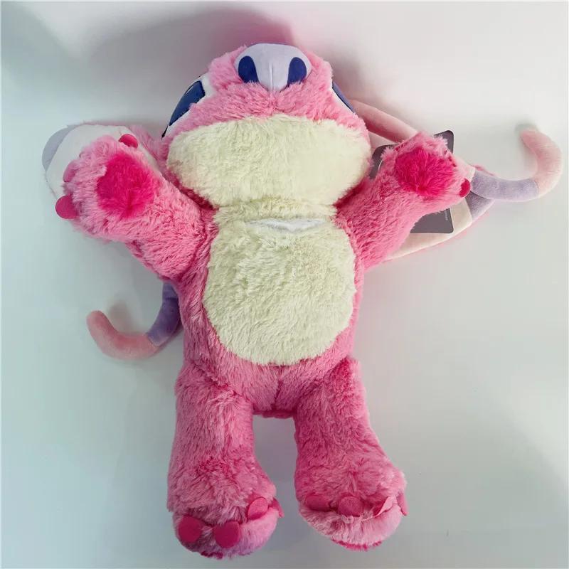 Disney Magician Stitch Pink Angel Plush Toys Kawaii Pixar Anime Plushie Pillow Dolls Soft Stuffed Children's Christmas Gifts 5