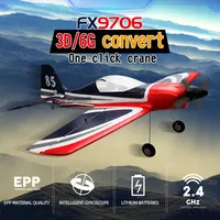 Remote Control Aircraft Rc Fx9706  Fixed Wing Aircraft Model Red Fighter5-Channel Foam Remote Control Aircraft Outdoors Boy Gift 2