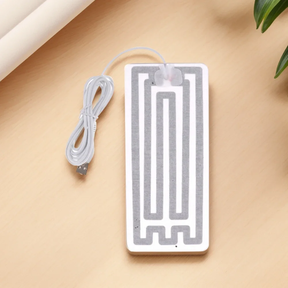 2Pcs 5V USB Heating Pad USB Heating Film Portable Cloth Heater Electric Heating Film for Warm Feet Hand Warmer Electric Belts