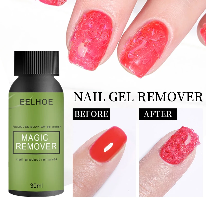 10/20/30ml Magic Remover Nail Gel Polish Remover Manicure Set Acrylic Clean Degreaser For Nail Art UV Gel Polish