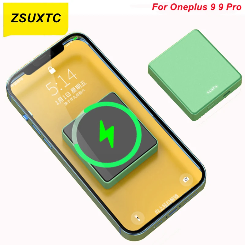

Чехол 10000 мАч, для Oneplus 9, 9 Pro, 15 Вт, с беспроводной зарядкой, магнитный