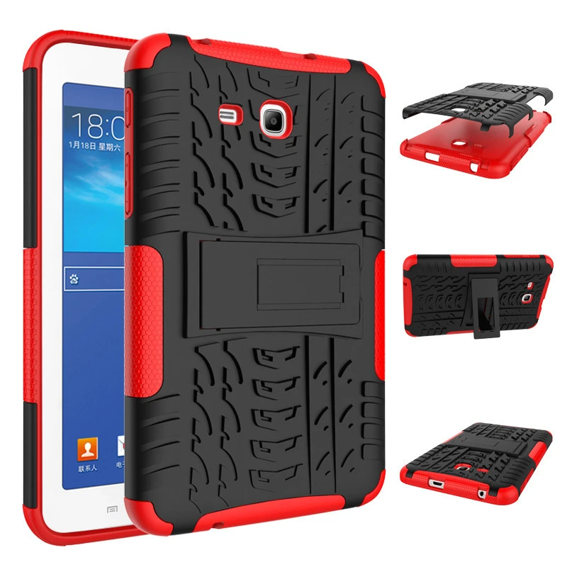Fundas de tableta para Samsung Galaxy Tab 3 Lite, carcasa híbrida 7,0 pulgadas T110, a de golpes, resistente, doble capa, Kistand, SM T111| tablet case|t110 casefor samsung galaxy tab - AliExpress