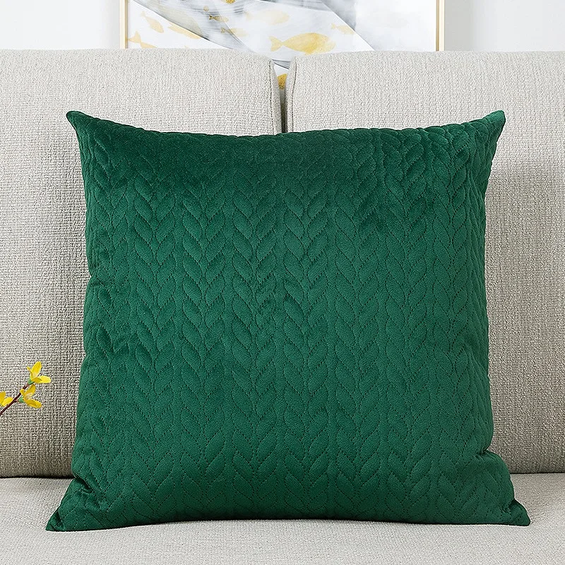 

Velvet Cushion Cover 45x45cm Pattern Design Decorative Pillow Cover for Livingroom Home Decor Sofa Pillowcase for Bedroom Beige