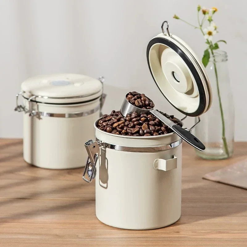 Stainless Steel Coffee Jar 2