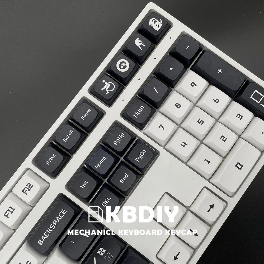 Kbdiy-pbt Keycaps Grupo Faça Você Mesmo Teclado Gaming Mecânico Personalizado Print Stream Perfil Xda mx Switch Dye-sub cs go 118 Chaves por Conjunto - Imagem 5
