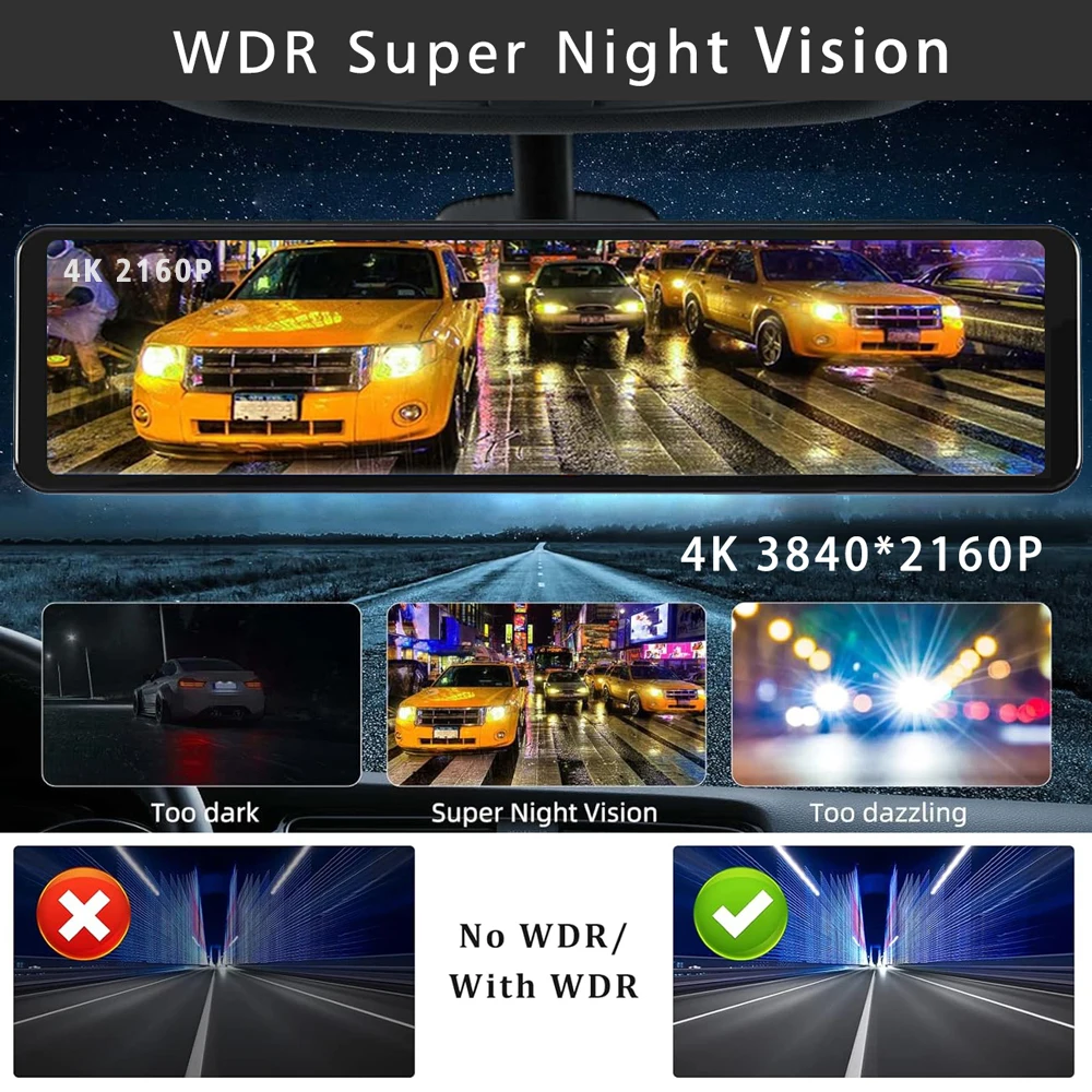  DVR ī÷,    ̺,  Ʈ ̷, ķ ī޶, 5G , GPS, , FM, 12 ġ, 4K