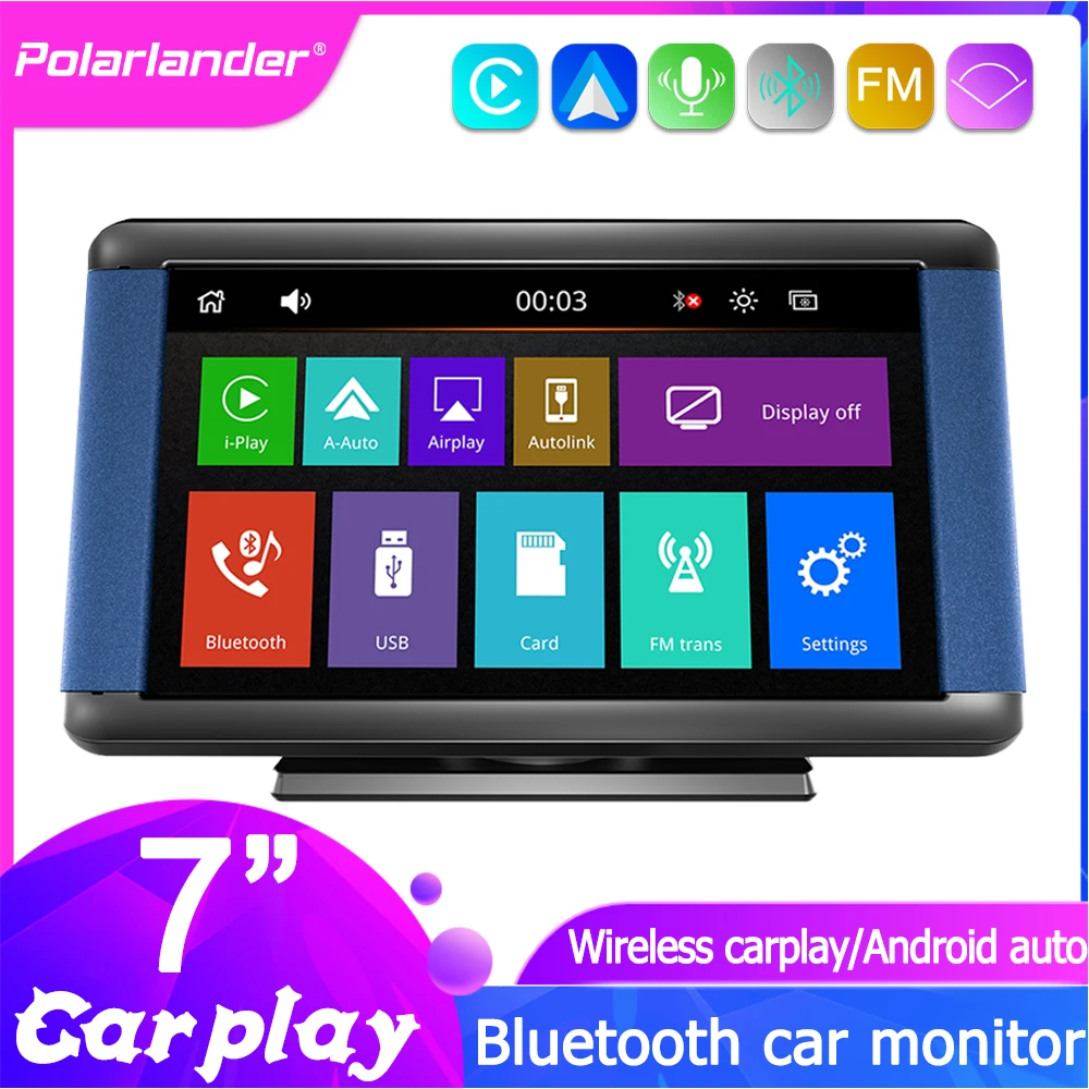

Car Multimedia MP5 Player Bluetooth CarPlay Rear View Function Wired/Wireless Android Auto 7 Inch Wired/Wireless Screen Casting