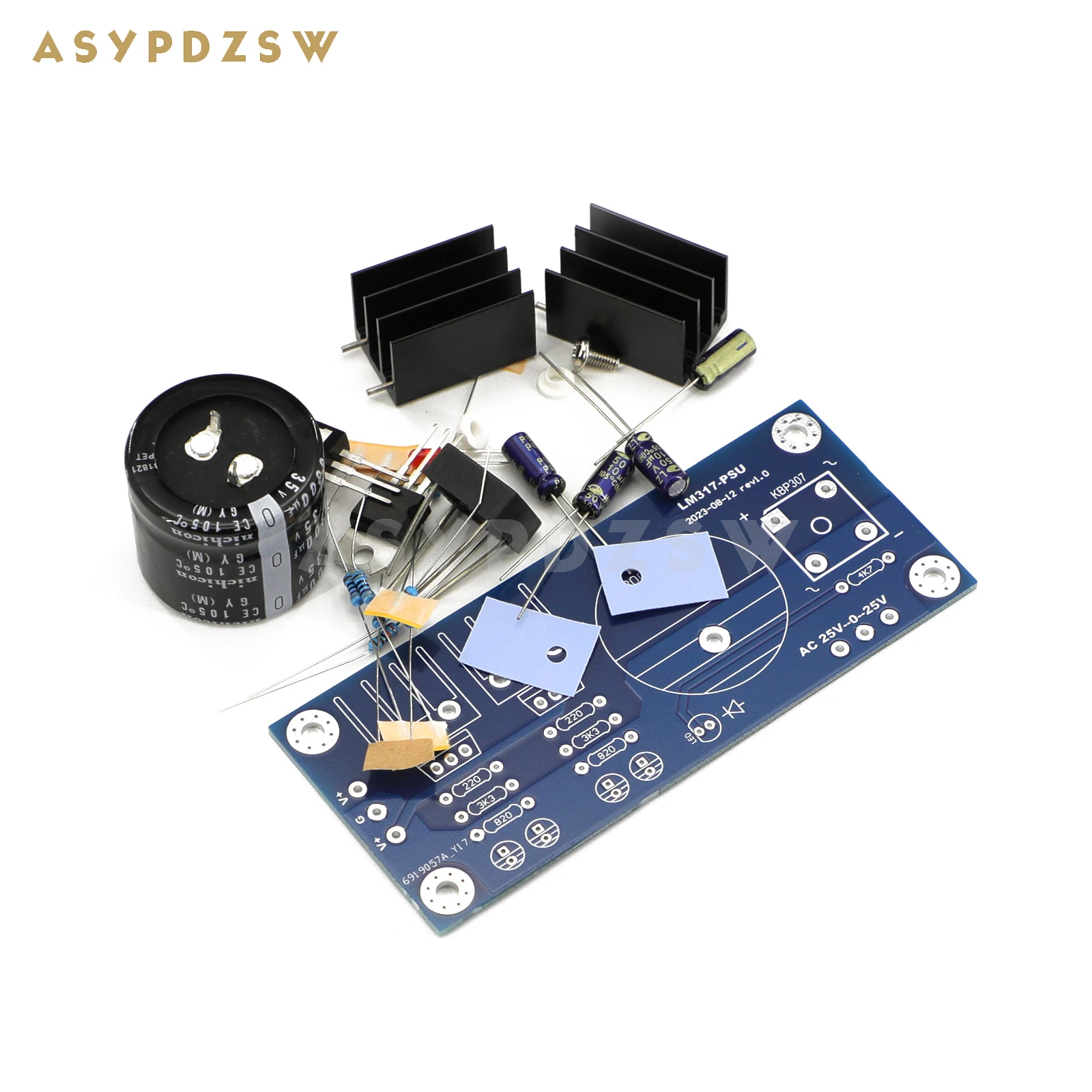 LM317-NAIM HICAP Regulated power supply DIY Kit/Finished board For NAIM Phono amplifier 24V+24V