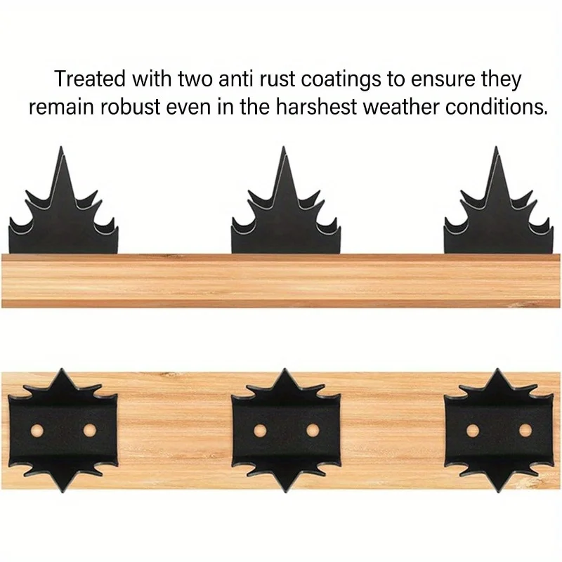 Garden Security Spike Walls Anti-Climbing Sharp Durable Protection Stakes Home Safety Prevention of Intruders