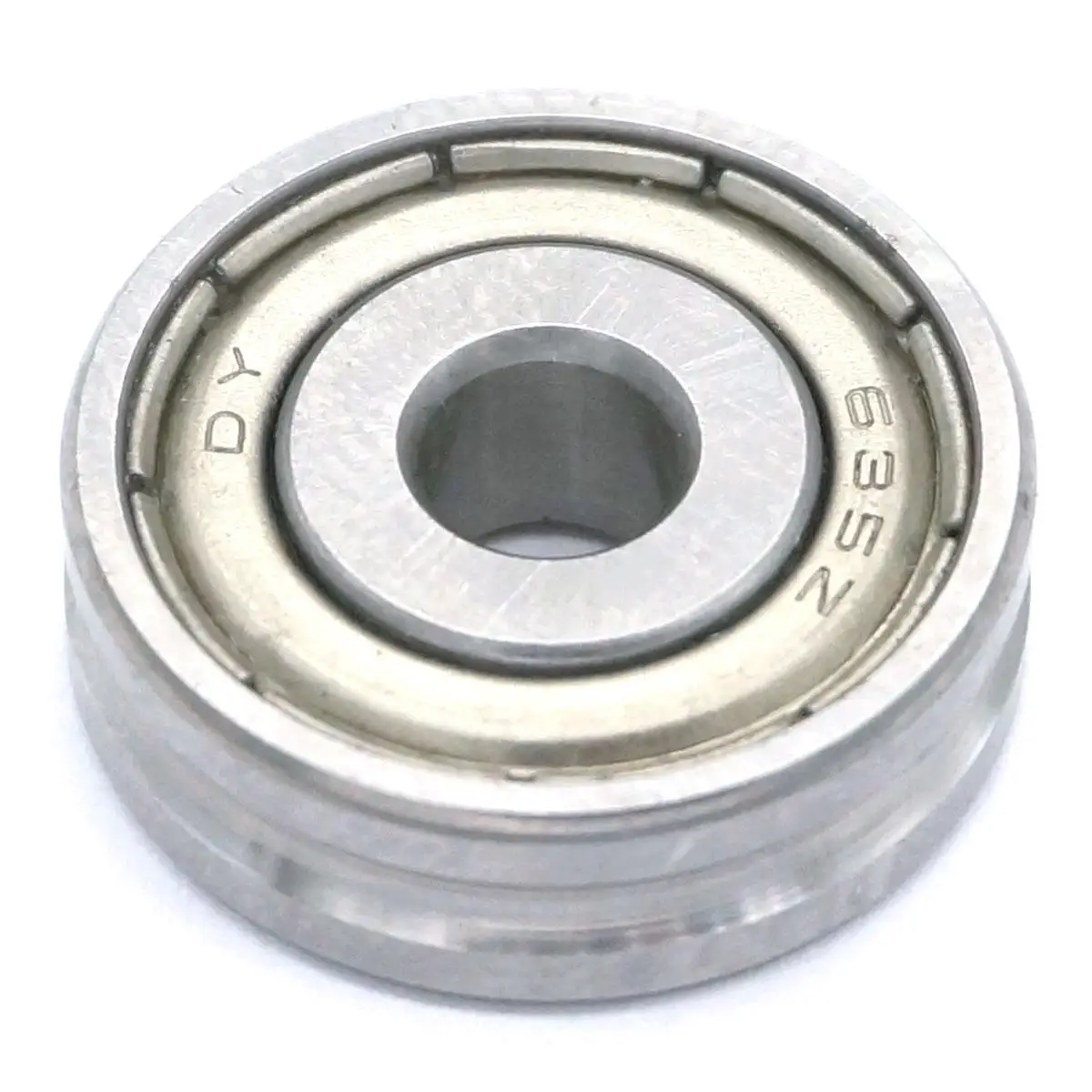 2pcs 5*19*6mm U Groove width 2.8mm Guide Pulley Sheave Sealed Rail Ball Bearing
