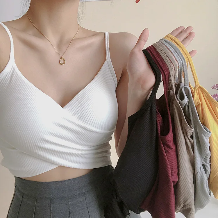 

Sexy Outer Wear, Beautiful Back, Suspender, Girl's Bra, Vest, No Steel Ring, Sports Bra, Seamless Underwear for Women