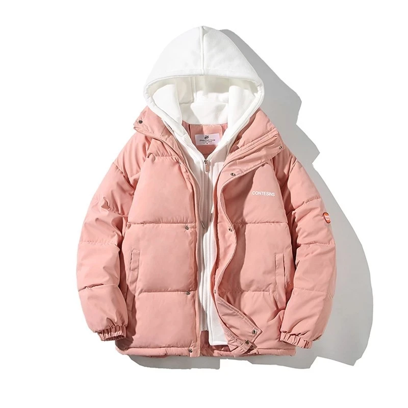 Women's Winter Oversize Jacket 2023 Down Cotton Padded Coat Female Loose Casual Overcoat Female Fashion Hooded Short Parkas