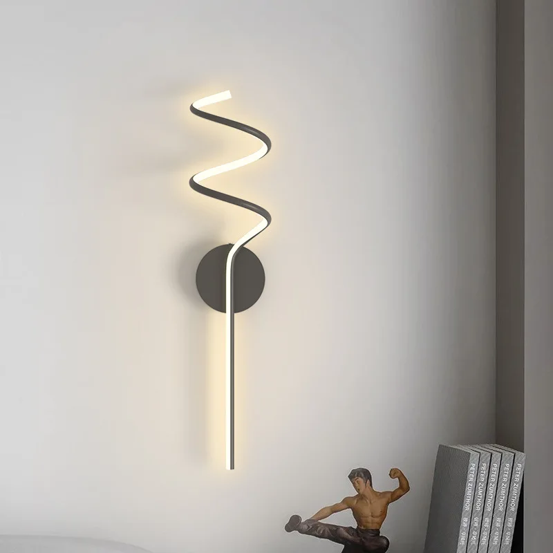 

Creative LED Wall Lamps Nordic Bedroom Bedside Lamp Modern Bathroom Corridor Aisle Wall Light Simple Home Decor Indoor Lighting