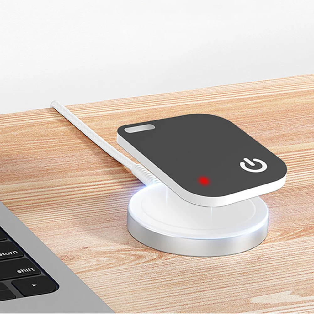 Ultra-Thin Wallet Tracker IPX68 Waterproof Wireless Charging Air Tag Works For Apple IOS Find My APP Smart Tracking Locator Card