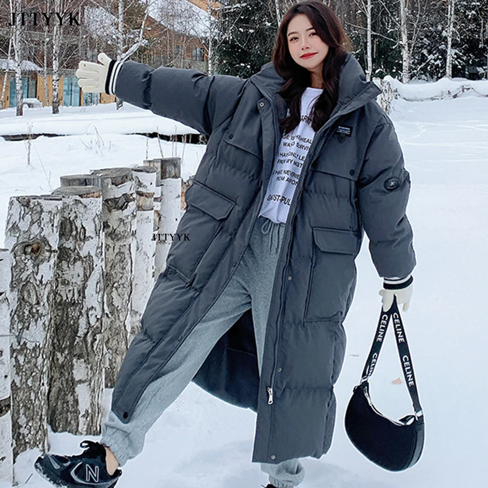 Waterproof Long Parkas Jackets Women | Womens Parkas Long Winter Snow -  Korean X-long - Aliexpress