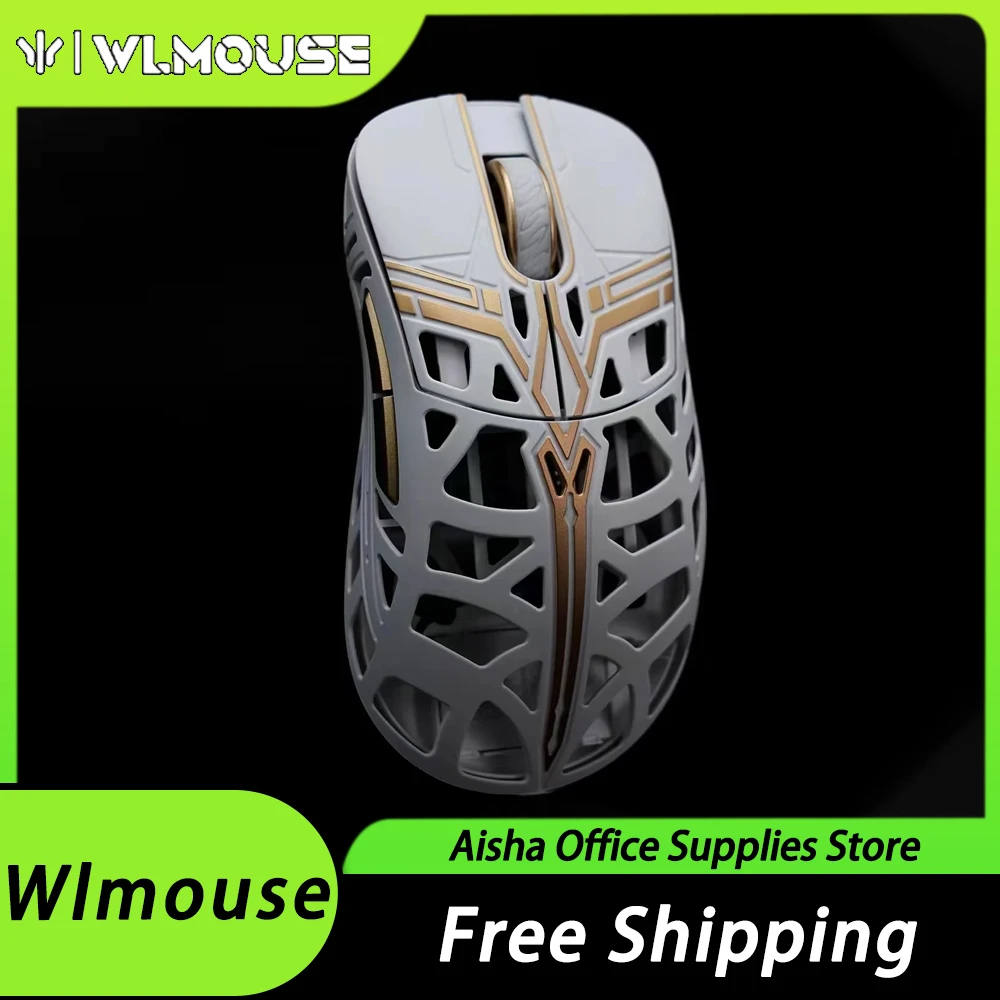 

Игровая мышь Wlmouse Sword X PAW3950HS, Беспроводная игровая мышь с датчиком двойного режима, RGB, легкая, с вырезами, для ПК, геймеров, аксессуар в подарок