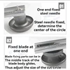 Japan's original NT Cutter CL-100P metal extra large compass knife can cut cloth circular knife diameter 10-100CM circle sharp and durable large cutting circle multi-purpose cardboard compass knife 4