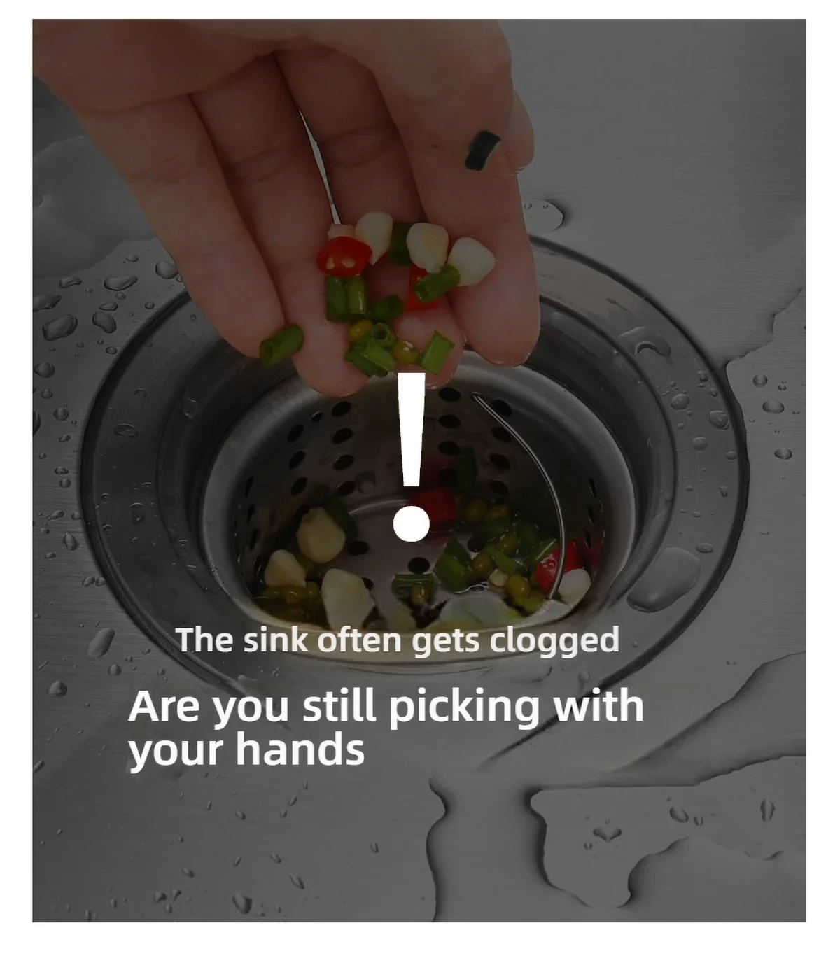 Kitchen Sink Filter Stainless Steel Mesh Sink Strainer Filter Sewer Mesh Strainers Bathroom Sink Strainer Drain Hole Filter Trap