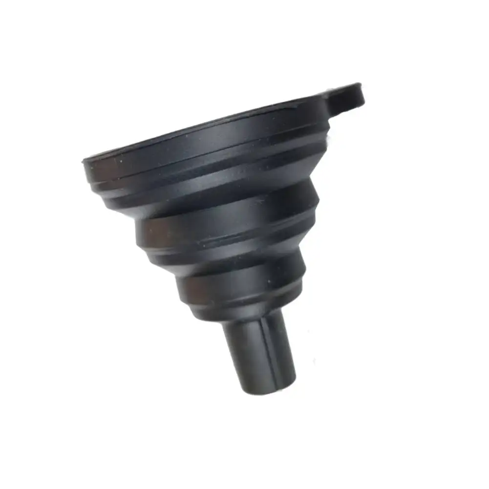 

1 Pcs Car Funnel Hot 1× 7.5cmX8cm Parts Petrol Silicone Universal Collapsible Diesel Fluid Change Fill Oil Fuel