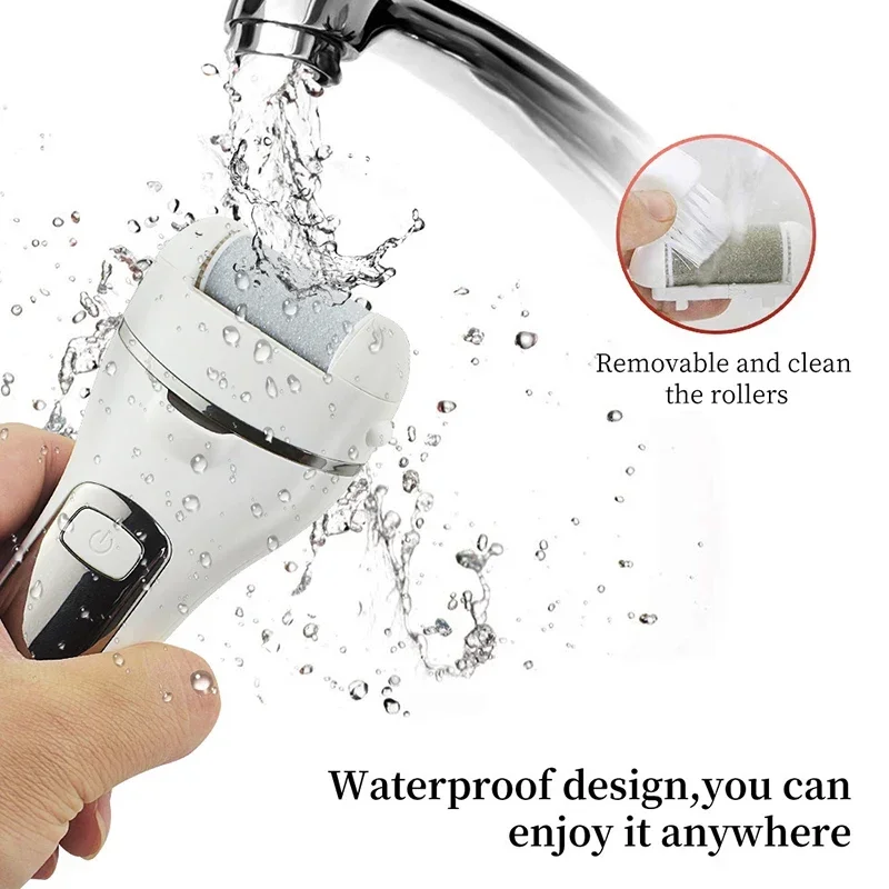 Foot care tool Skin Callus Remover Electric Grinding Pedicure Tools Foot Sandpaper File,  electric foot file to remove calluses
