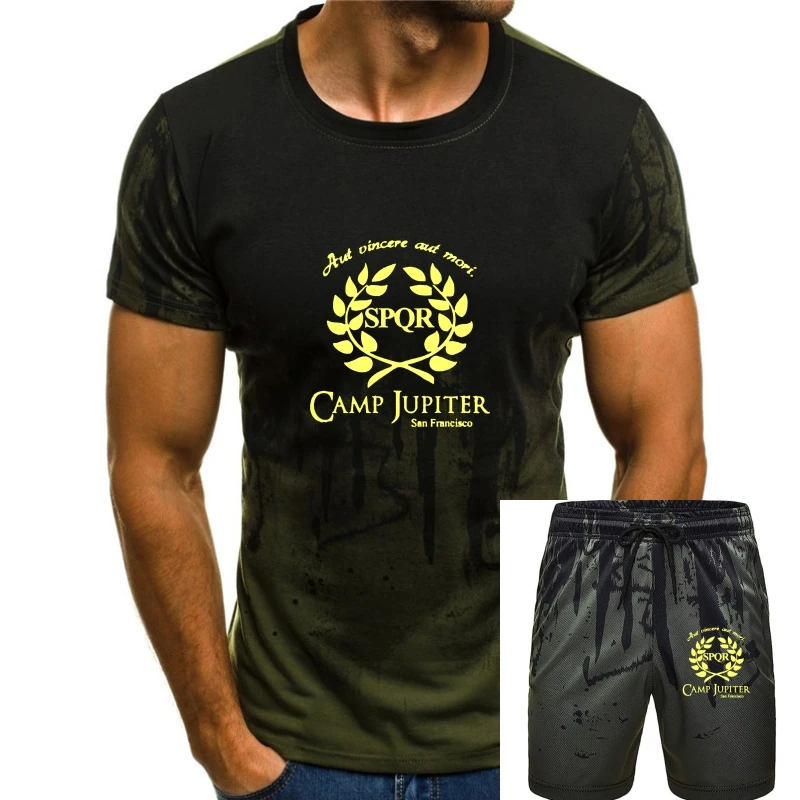 

CAMP HALF-BLOOD Branches T-Shirt Mens CAMP JUPITER SPQR Sci-Fi Percy Jackson T Shirts Adult Cotton Top Tee Shirts short sleeve