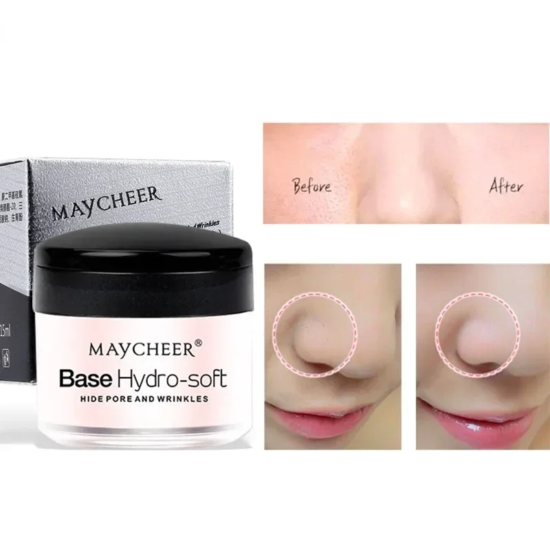Maquiagem Pore Primer Pre-Makeup Cream Smooth Silky Face Makeup Primer Invisible Pore Wrinkle Cover Concealer Foundation Base makeup concealer face concealer