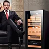 Constant temperature humidity humidity cigar cabinet cedar wood layer shelf electronic air cooler freezer freezer rose gold 4