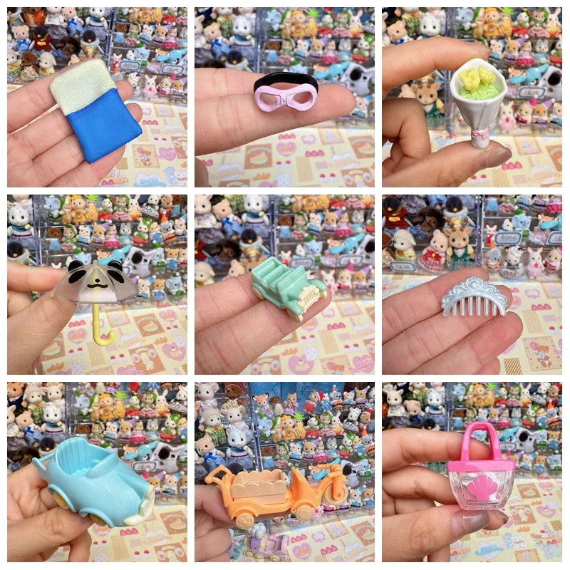 Sylvanian Families figures toys, girls anime, hair accessories, for girl, cute