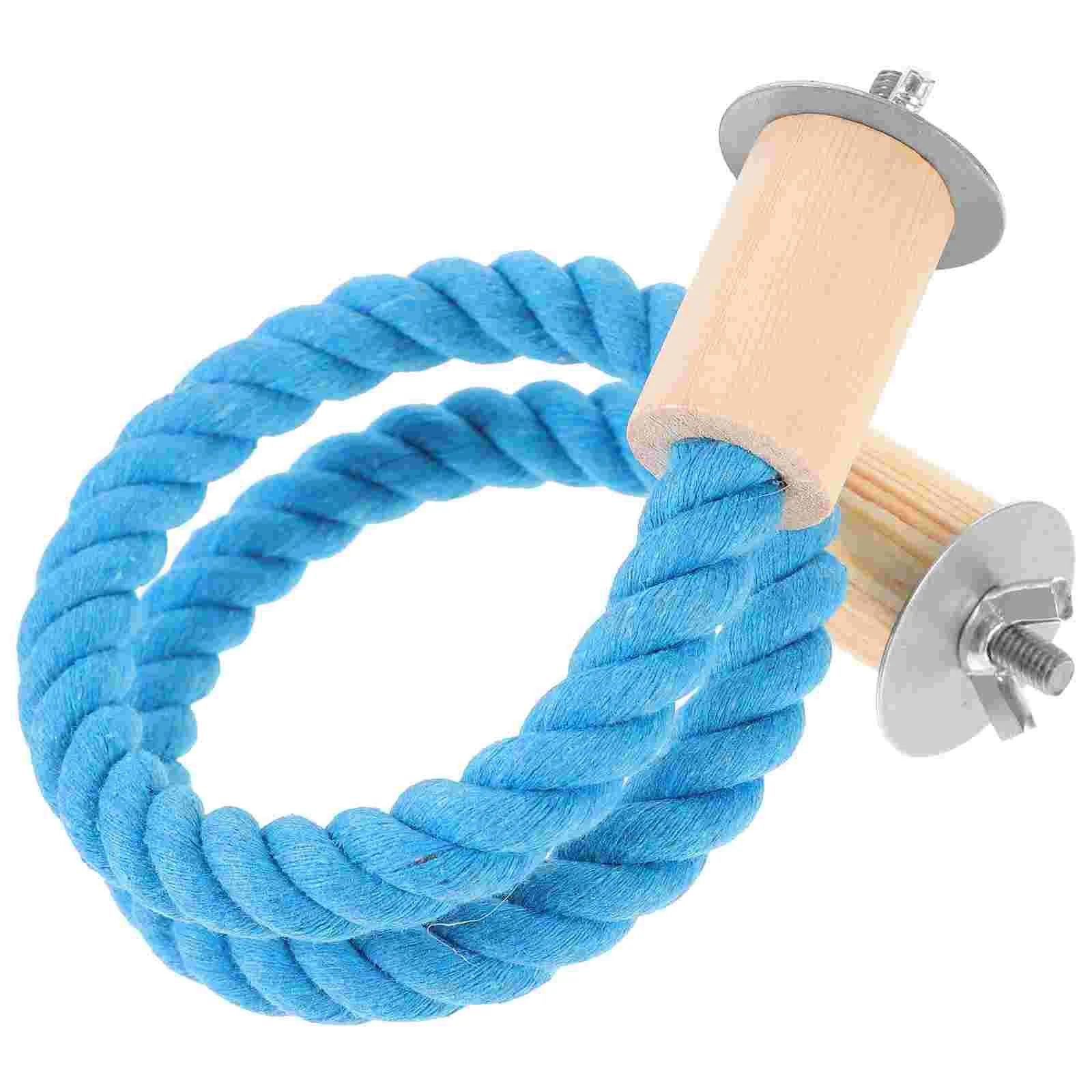 

Bird Rope Perch Cotton Parrot Swing Standing Climbing Rope Toys Bird Chewing Toys Bird Cage Stand Pole Accessories