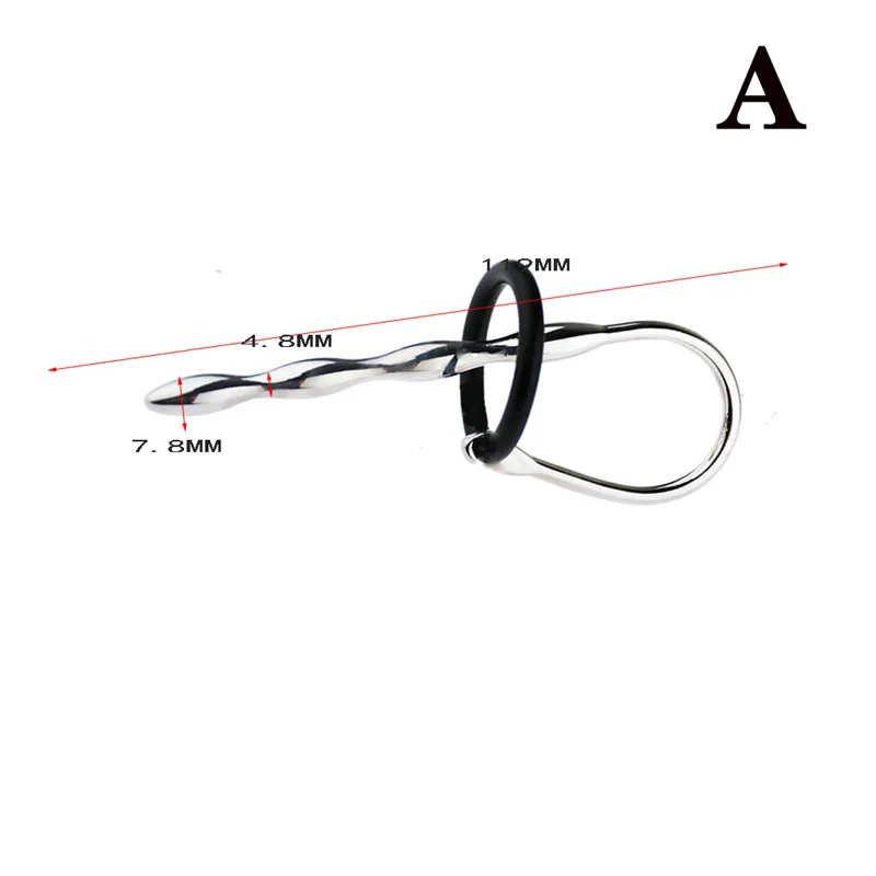 Male Masterbator Anal Sounds Urethral Dilators Catheters Alloy Metal Penis Plug Male Chastity Sex Toys For Men