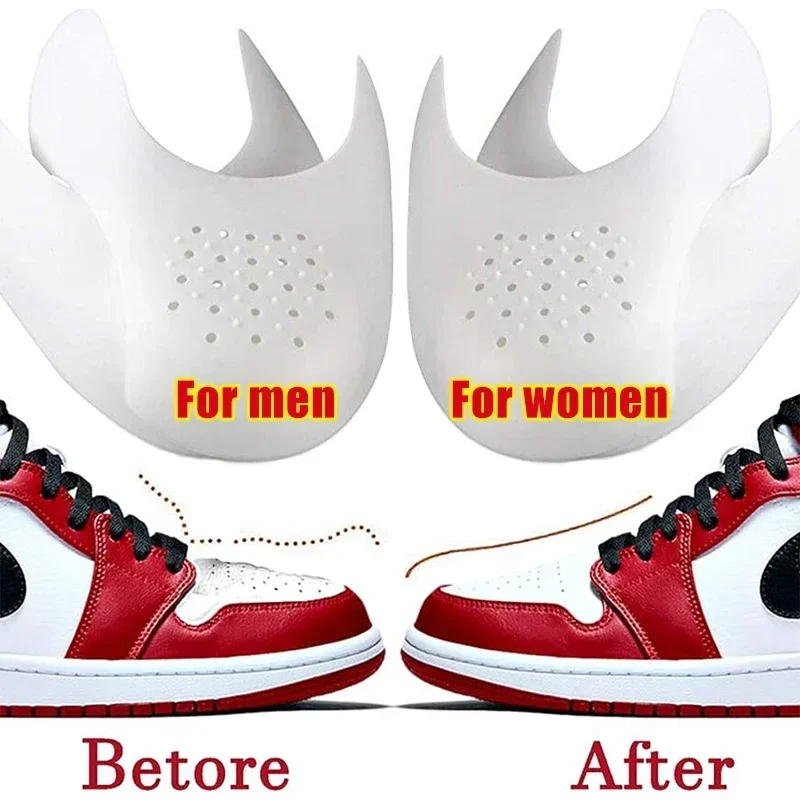 Toe Protector 4pairs Shoe Care Sneaker Anti Crease Toe Caps Protector Stretcher Expander Shaper