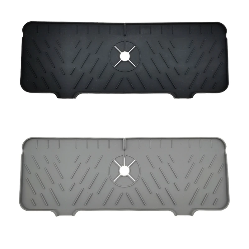 

Bathroom Faucet Water Catcher Mat Countertop Protector Bathroom Kitchen Gadgets