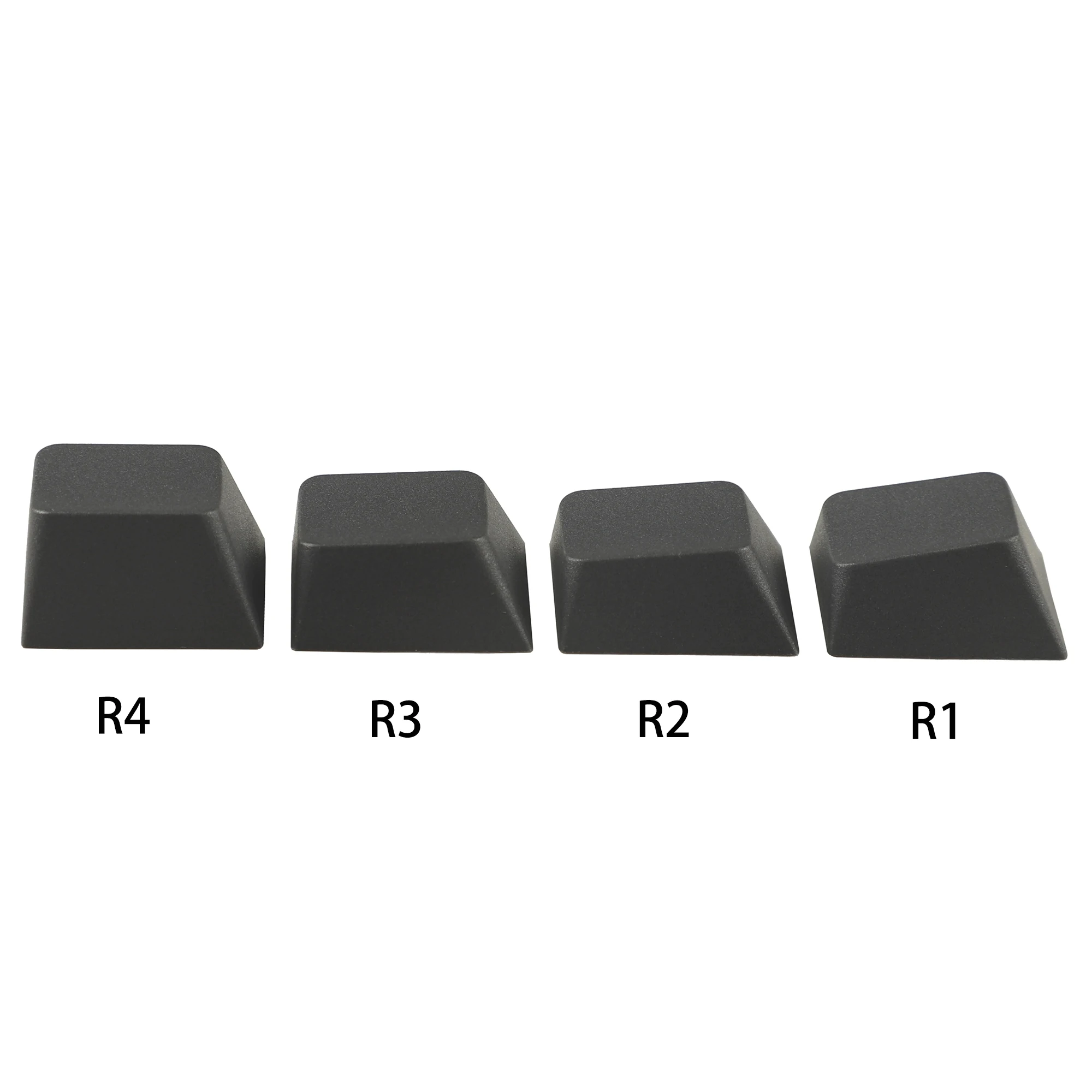 Teclas PBT grossas em branco, Perfil cereja,