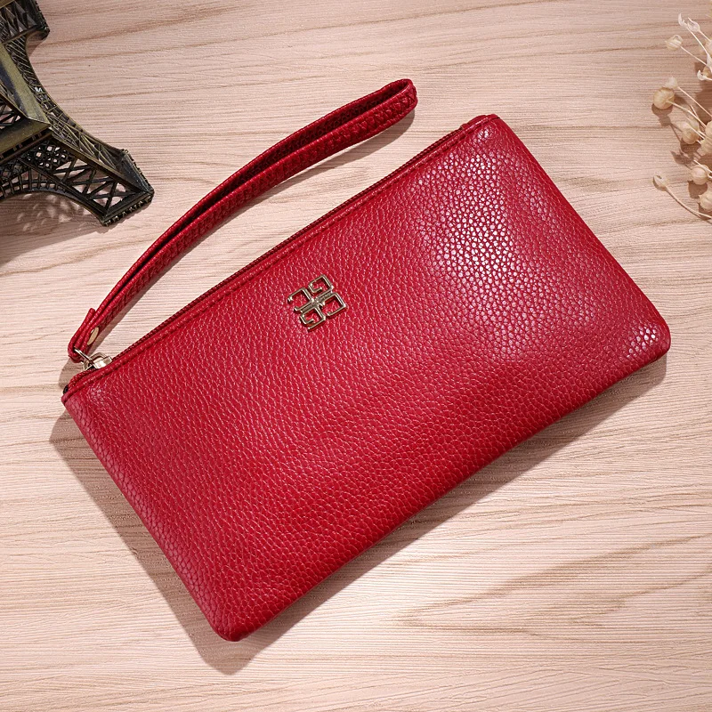 2025 Euro American Style 5.5in Phone Wallet - Zipper Clutch Purse Women's Fashion Card Holder Crossbody Bag