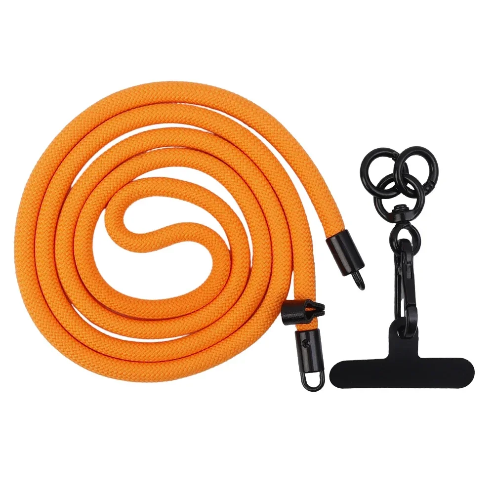 Universal Crossbody Phone Lanyard with Tether Tab - 120cm Thick Neck Hanging Rope