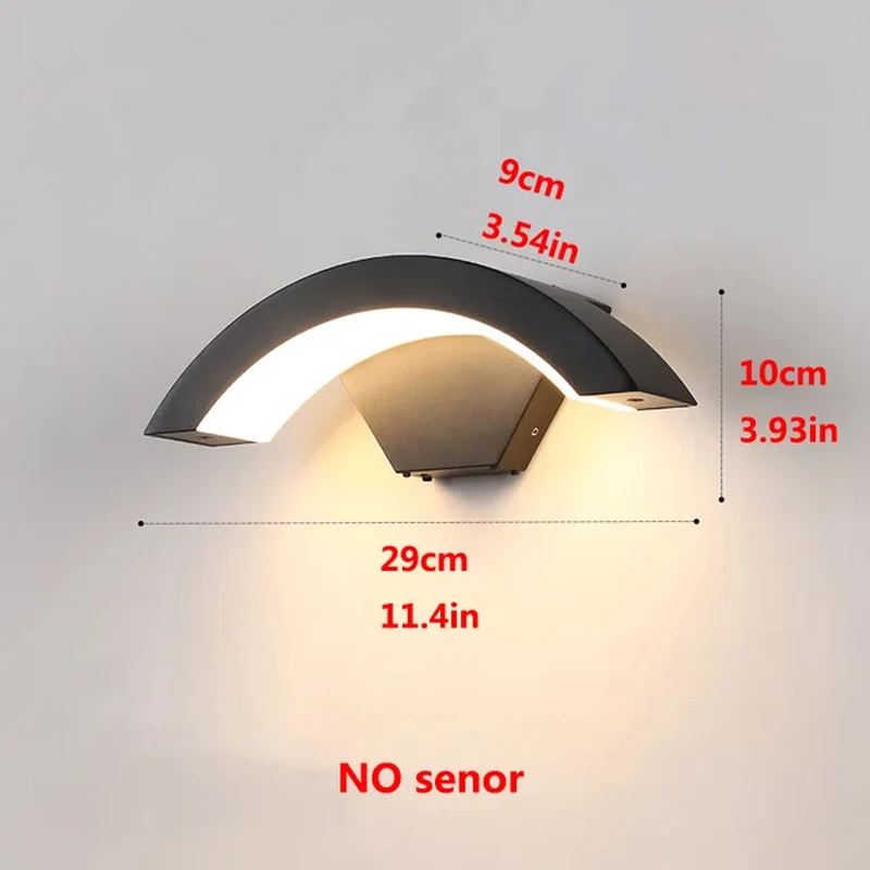 Smart Waterproof Outdoor Wall Light with PIR Motion Sensor