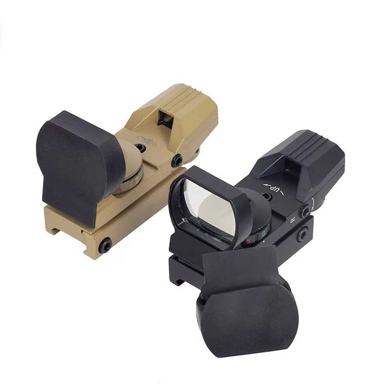 Tactical Hot 20mm Rail Riflescope Hunting Optics Holographic Red Green Dot Sight Reflex 4 Reticle Scope Collimator Sight