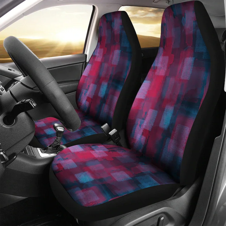 

Red Car Seat Covers, Cute Car Accessories New Car Lover Gifts for Her Car Decorations