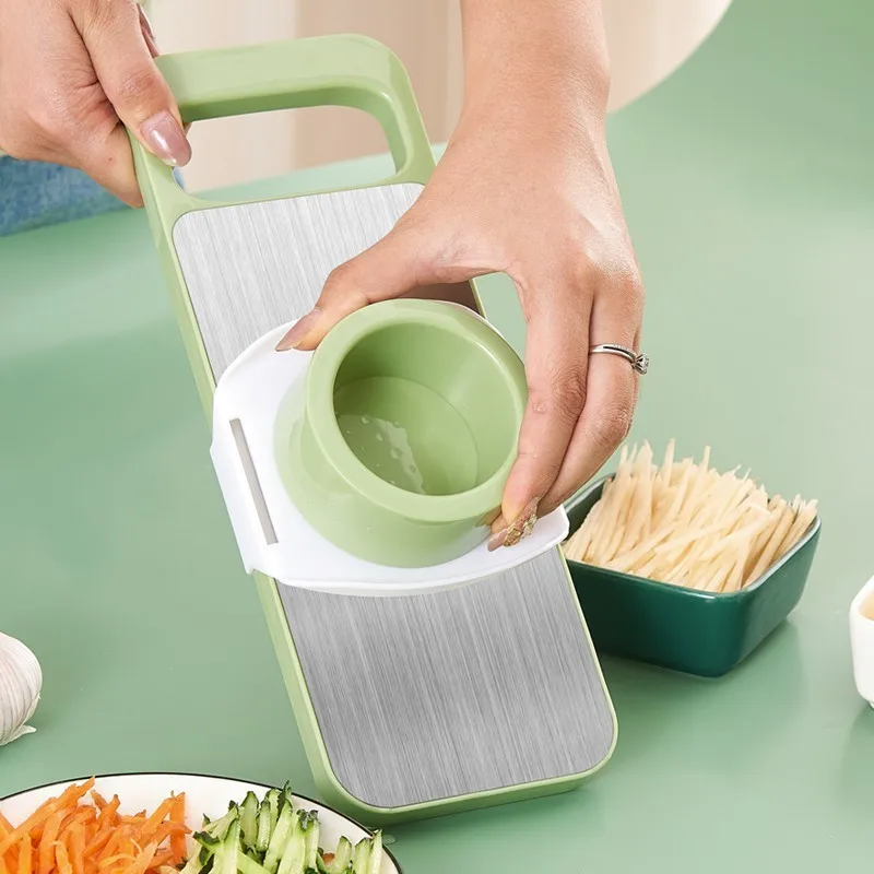 5 in 1 Stainless Steel Multifunctional Vegetable Slicer Cutter Potato Shredders Garlic Carrot Grater Chopper Kitchen Tools