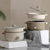 Large capacity household electric cooking pot electric hot pot multi-functional cooking pot dormitory non-stick with steamer 4