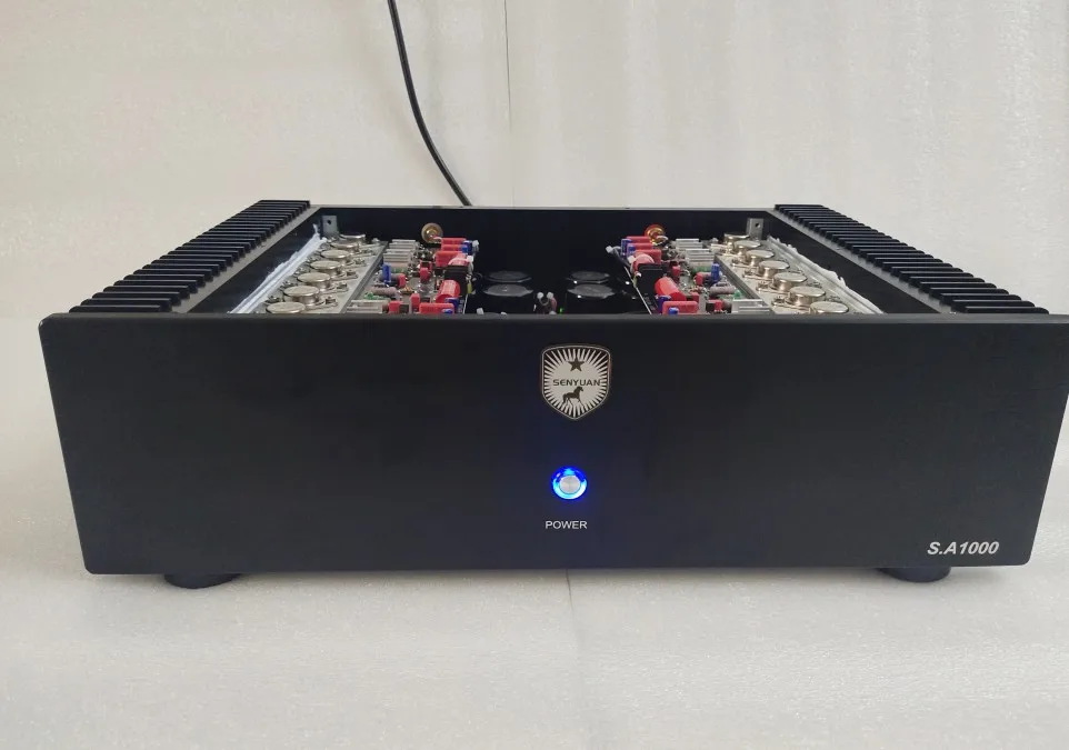 

NEWest 50W*2 Reference A1000 Pure Class A HIFI Power Amplifier Home Power Amplifier, MJ15024 25 Audio King, 50V 10000UF *8