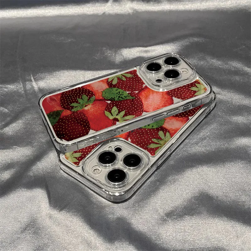Korean Style Strawberry Phone Case