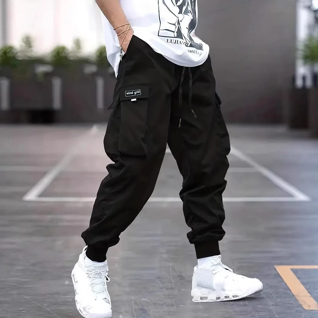 Loose Casual Men's Workwear Pants Spring Autumn New Style Trendy Brand Versatile Long Pants Polyester Blend Fabric for Daily... - 2