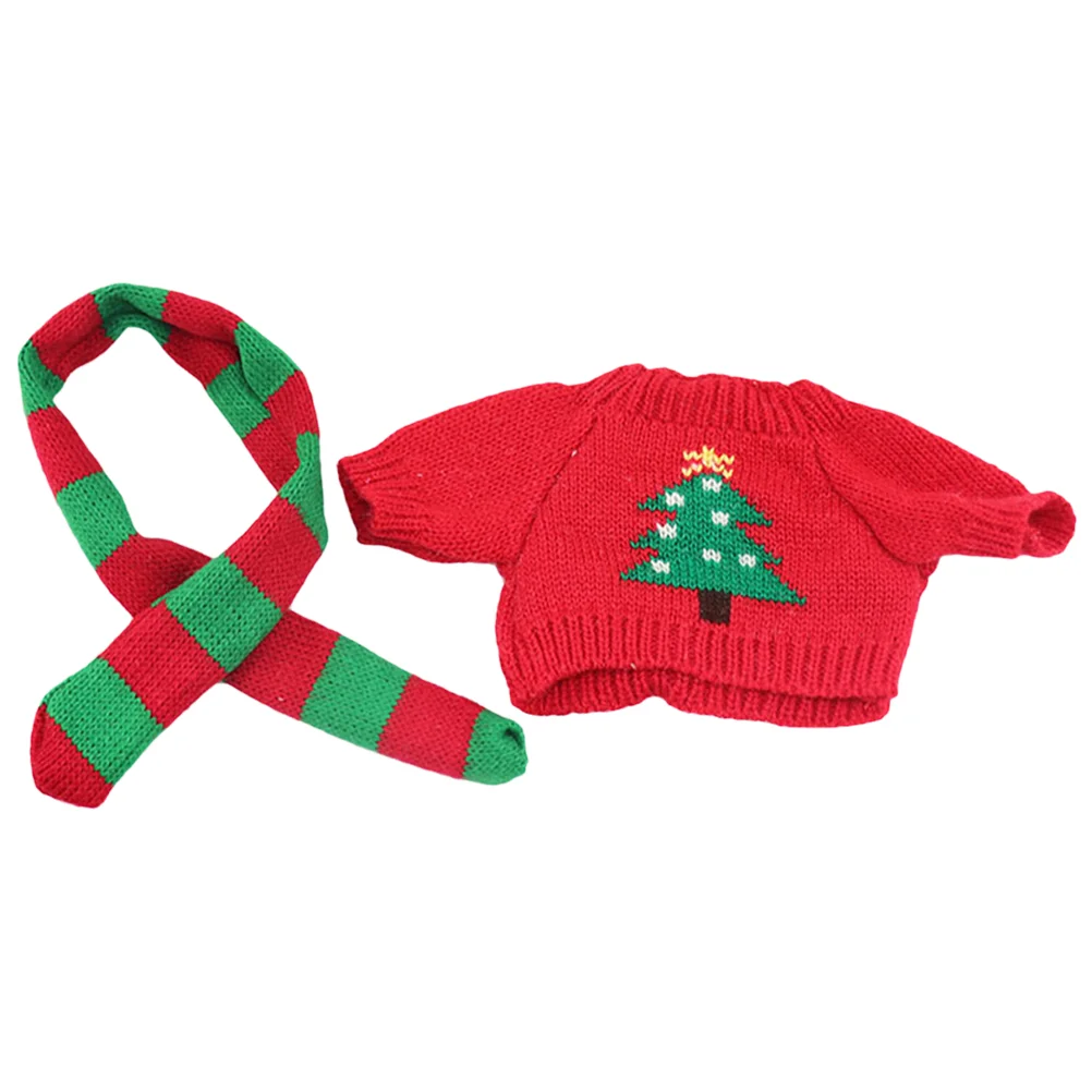 

Dollhouse Clothes Sweater Costumes for Kids Mini Scarf Bathroom Decorations Tiny Clothing